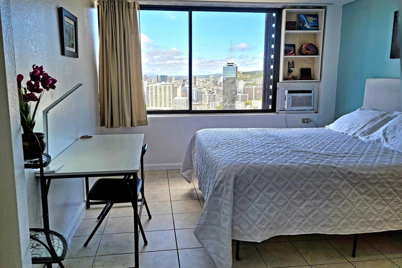 Waikiki Condo High Floor Views Beaches Convention Center Honolulu Buitenkant foto