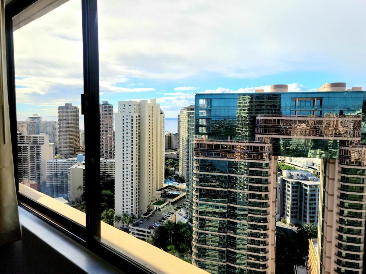 Waikiki Condo High Floor Views Beaches Convention Center Honolulu Buitenkant foto