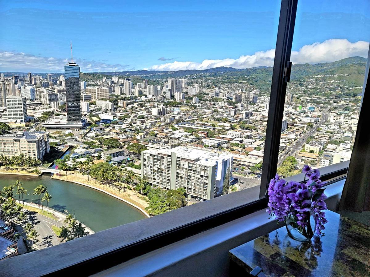 Waikiki Condo High Floor Views Beaches Convention Center Honolulu Buitenkant foto