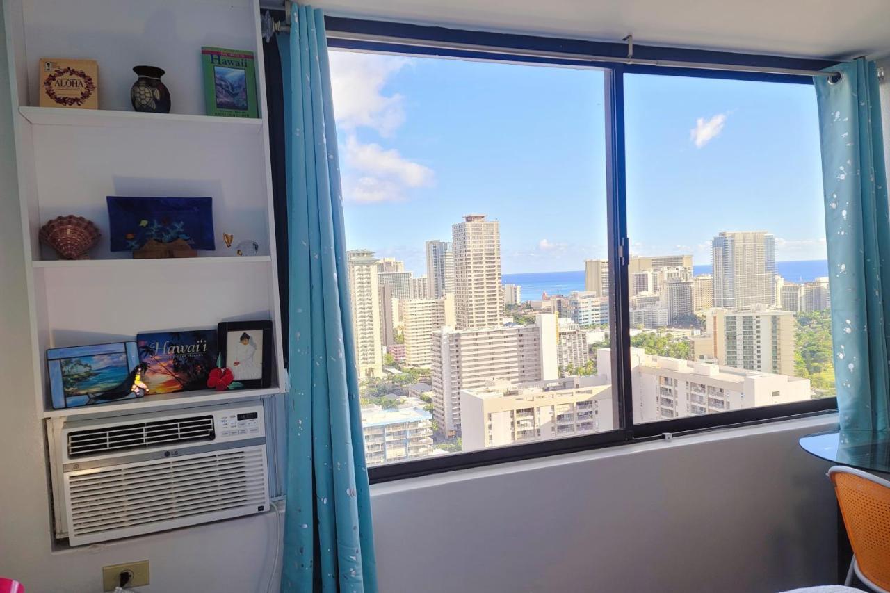 Waikiki Condo High Floor Views Beaches Convention Center Honolulu Buitenkant foto