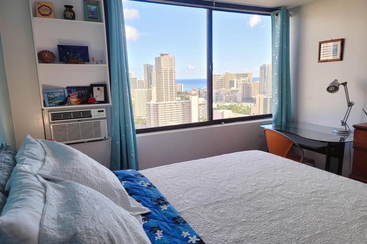 Waikiki Condo High Floor Views Beaches Convention Center Honolulu Buitenkant foto