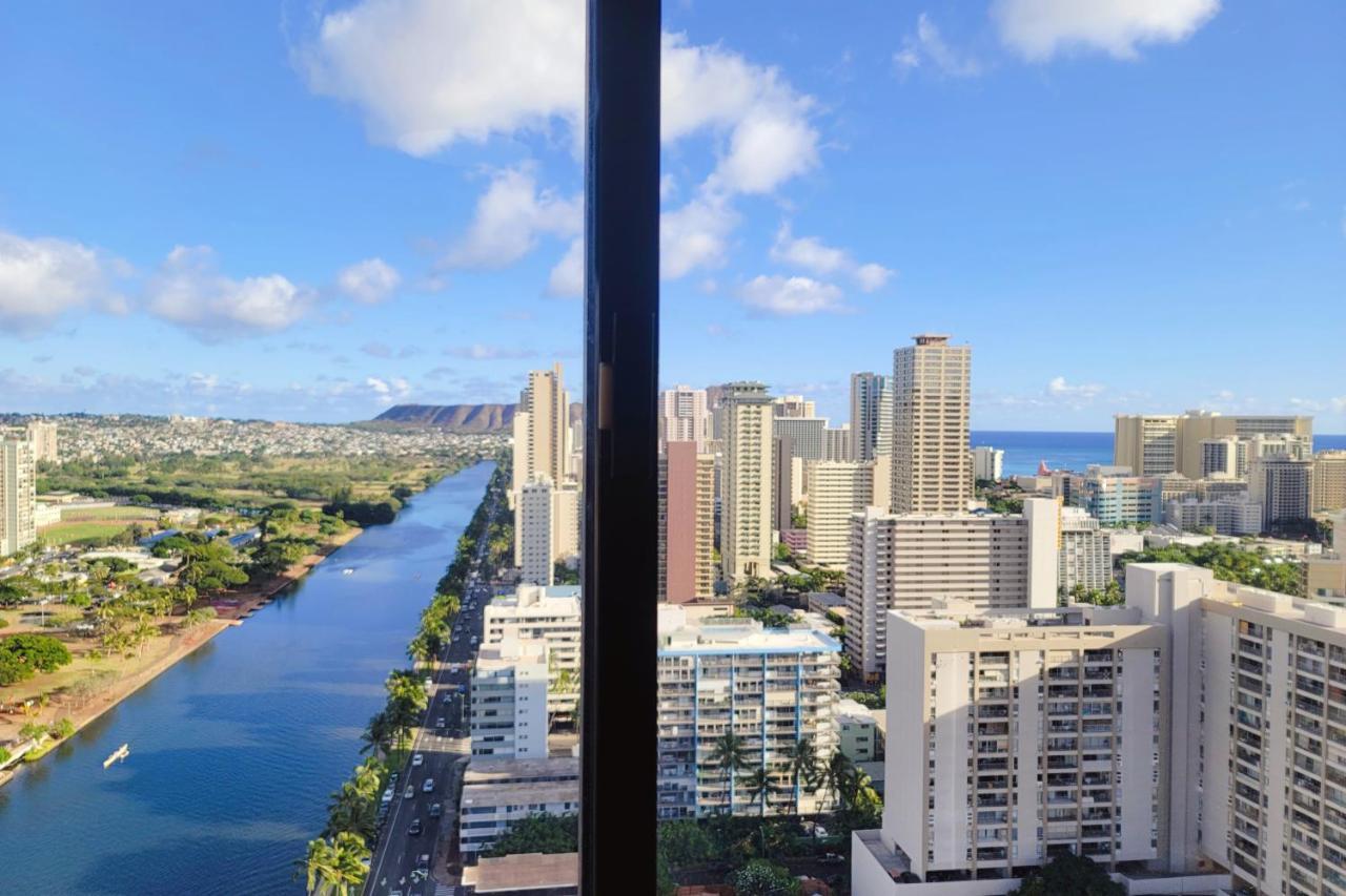 Waikiki Condo High Floor Views Beaches Convention Center Honolulu Buitenkant foto
