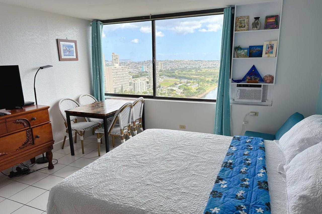 Waikiki Condo High Floor Views Beaches Convention Center Honolulu Buitenkant foto
