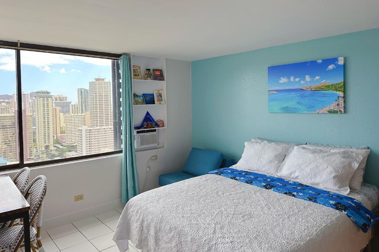 Waikiki Condo High Floor Views Beaches Convention Center Honolulu Buitenkant foto