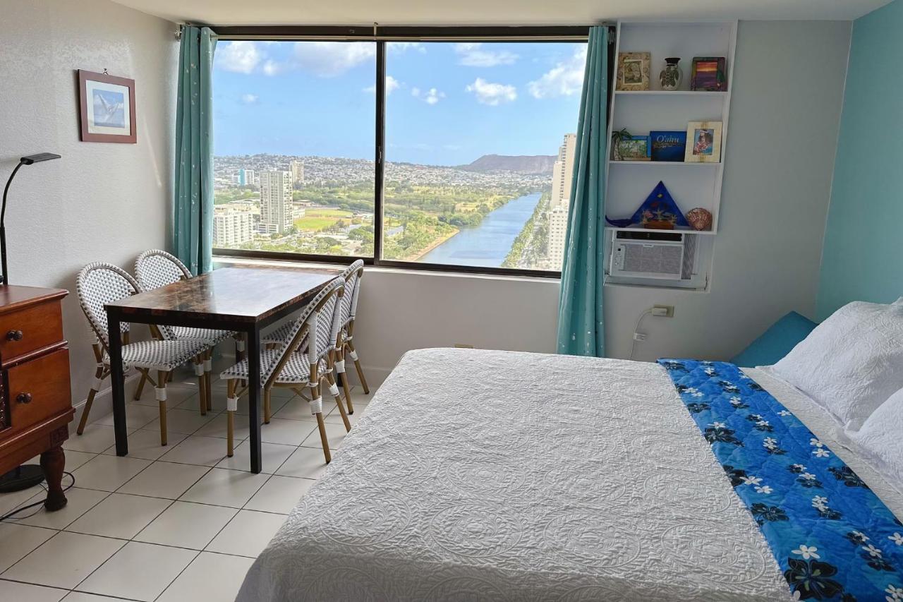 Waikiki Condo High Floor Views Beaches Convention Center Honolulu Buitenkant foto